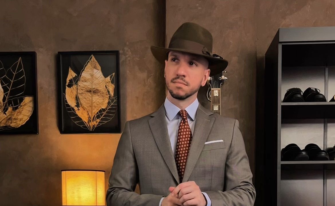 Man with elegant style