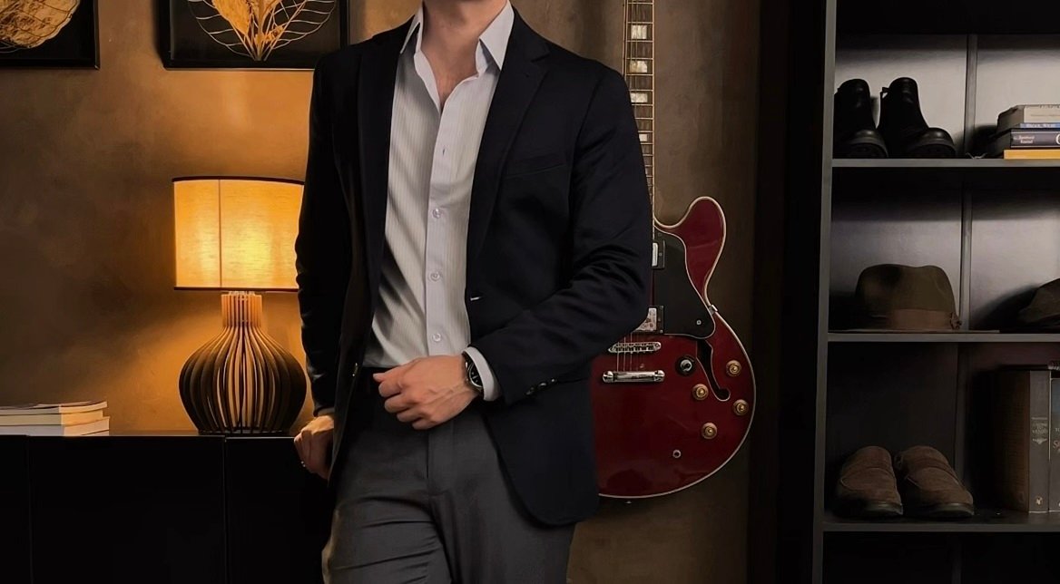 Third stylish man